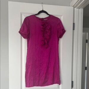 Elegant Pink Ruffle Top